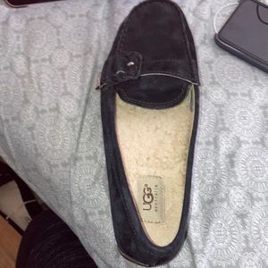 Brand- Ugg size- 9 in men color is black and the inside is white